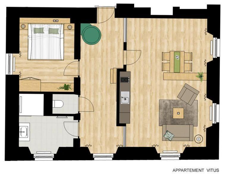 Himmlisch Urlauben Soechau Appartement Kamer foto